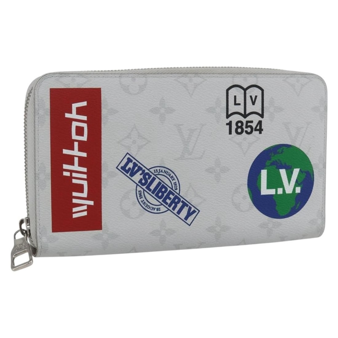 Louis Vuitton Zippy Organizer Monogram Canvas Long Wallet M67824 with Dust Bag: Louis Vuitton Zippy Organizer Monogram Canvas Long Wallet M67824 with Dust Bag This Louis Vuitton Monogram Logo Story Zippy Organizer Wallet is crafted from signature monogram canvas in a monogram and