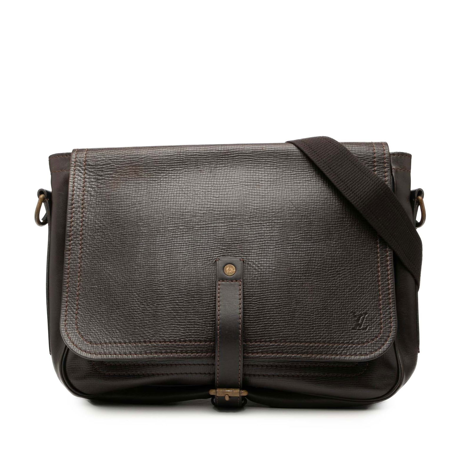 Louis Vuitton Utah Omaha Leather Bag with Adjustable Strap: Louis Vuitton Utah Omaha Leather Bag with Adjustable Strap The Louis Vuitton Utah Omaha is a stylish leather bag that combines elegance and practicality. Featuring an adjustable flat strap for comfort