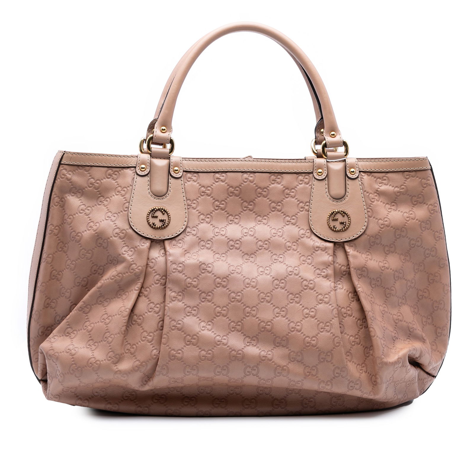 Gucci Large Guccissima Scarlett Pink Tote Bag (1 of 7)