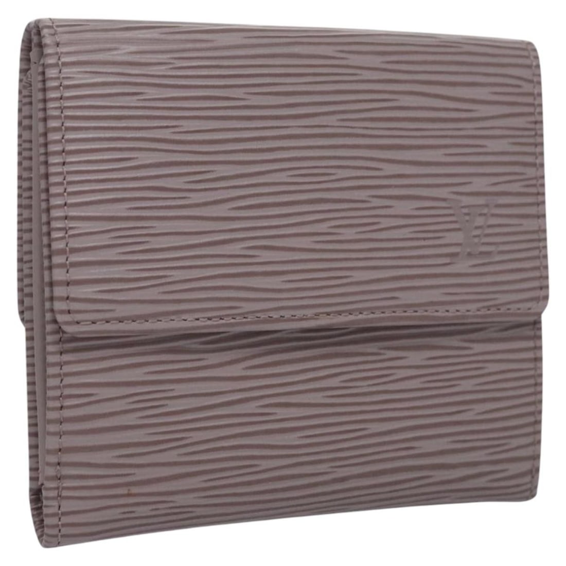 Elise Purple Wallet by Louis Vuitton Compact Bifold Design: Elise Purple Wallet by Louis Vuitton Compact Bifold Design This pre-owned Louis Vuitton Elise wallet in purple is crafted for women and remains in very good condition. It shows slight rubbing on the s