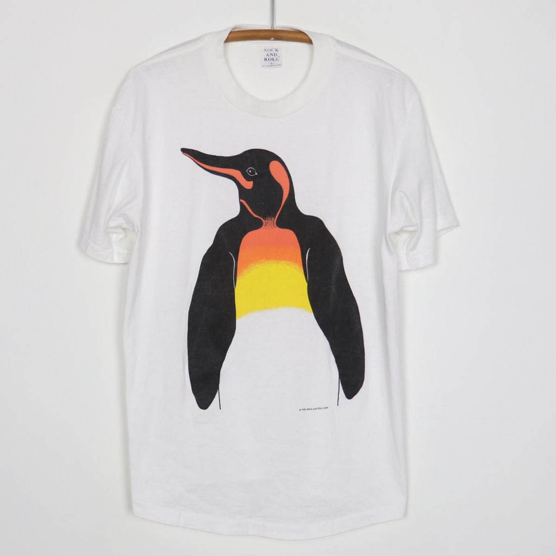 1990s Vintage Penguin Shirt Large White 100% Cotton (1 of 5)