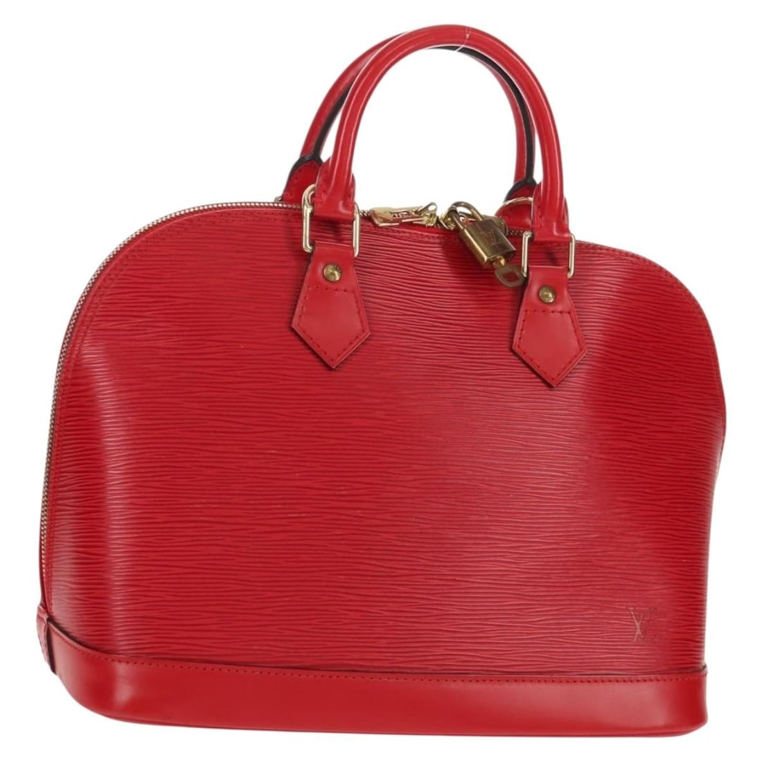 LOUIS VUITTON Epi Alma Hand Bag Castilian Red M52147 Authentic (1 of 18)
