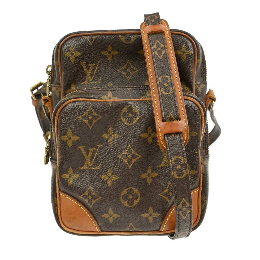 Louis Vuitton Amazone Monogram Canvas Medium Brown Crossbody Bag M45236 (1 of 10)