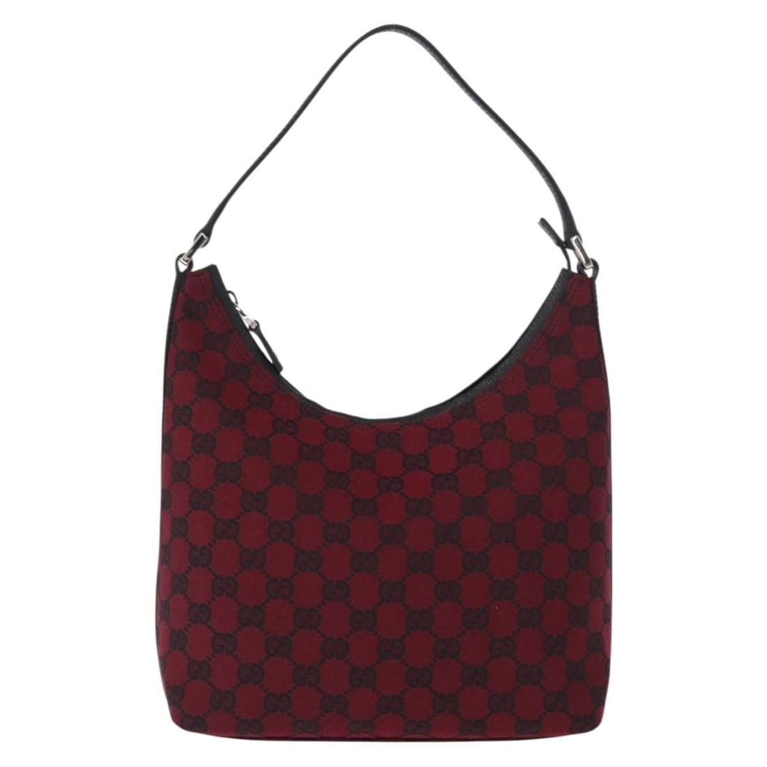Red Gucci Shoulder Bag Zip Hobo Style for Women: Red Gucci Shoulder Bag Zip Hobo Style for Women This Gucci red zip hobo shoulder bag features a sleek silhouette and is crafted for a female user. The bag is in excellent condition overall, with only