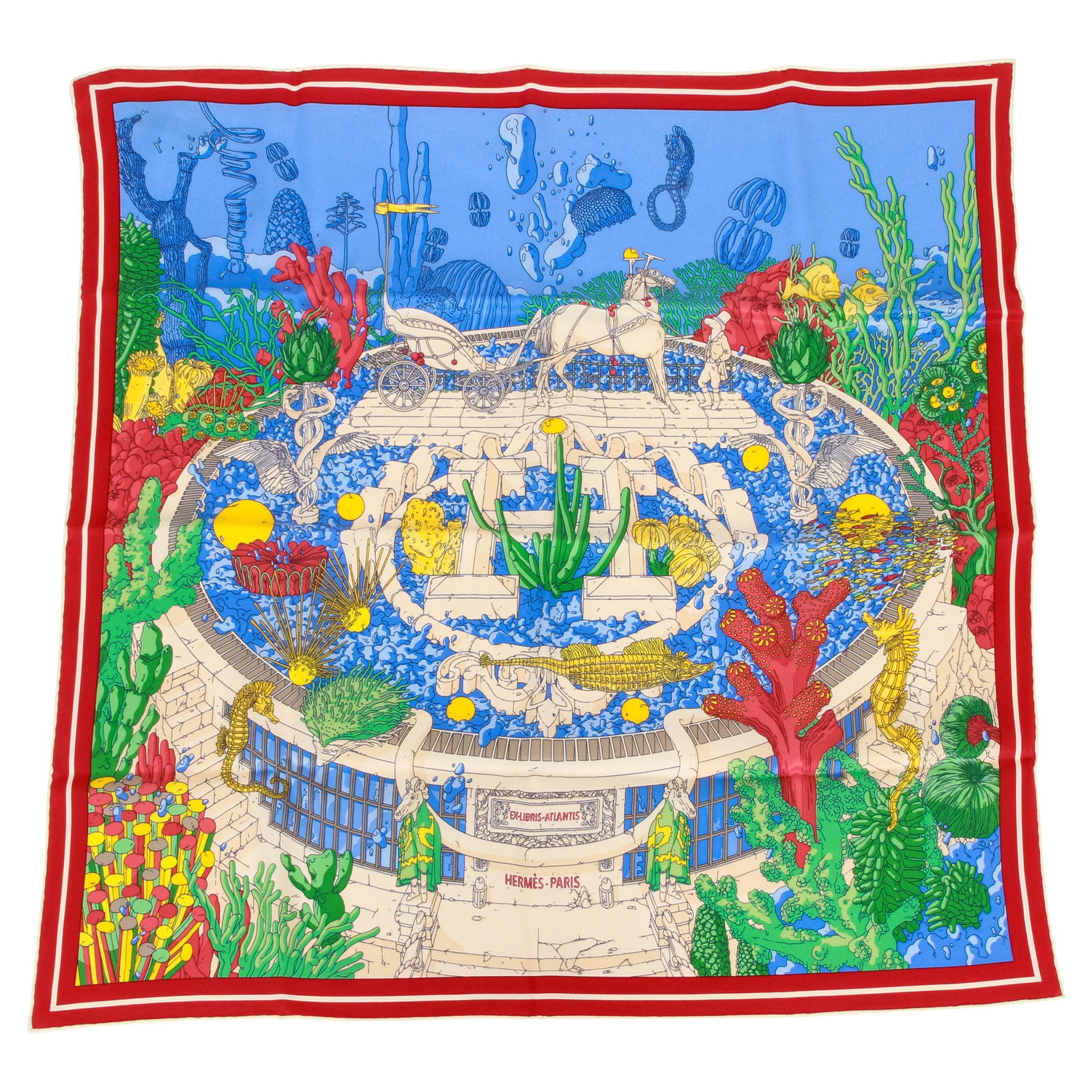 Hermes Ex Libris Atlantis 27 Silk Scarf New in Box: Hermes Ex Libris Atlantis 27 Silk Scarf New in Box Discover the exquisite Hermes Ex-Libris Atlantis scarf, a stunning collectible piece perfect for adding a touch of luxury to your wardrobe. This bran