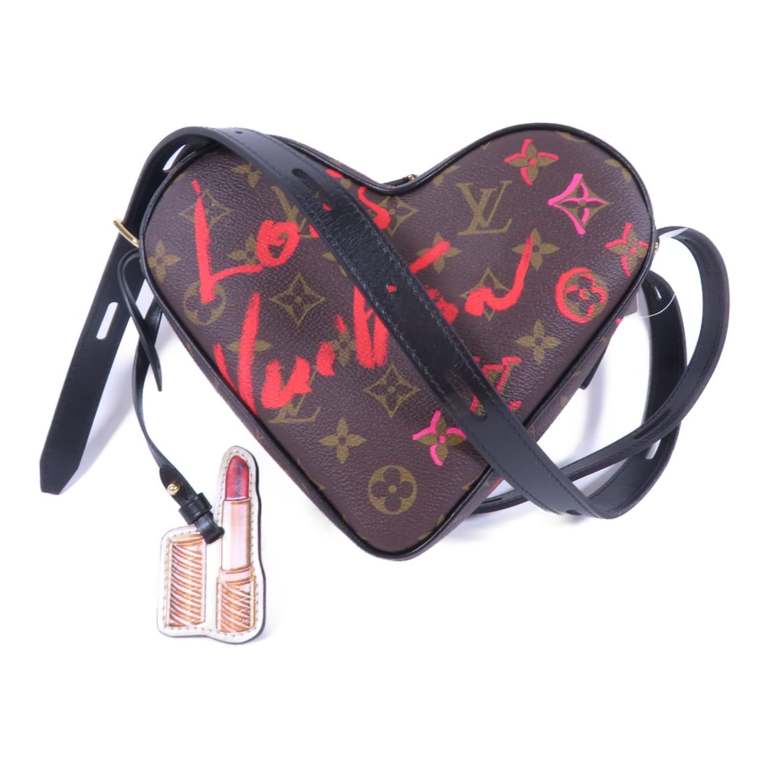 Louis Vuitton Sac Coeur Fall In Love Shoulder Bag M45890 Brown Monogram: Louis Vuitton Sac Coeur Fall In Love Shoulder Bag M45890 Brown Monogram Introducing the Louis Vuitton Sac Coeur Fall In Love Shoulder Bag, a chic accessory that combines elegance and functionality. Th