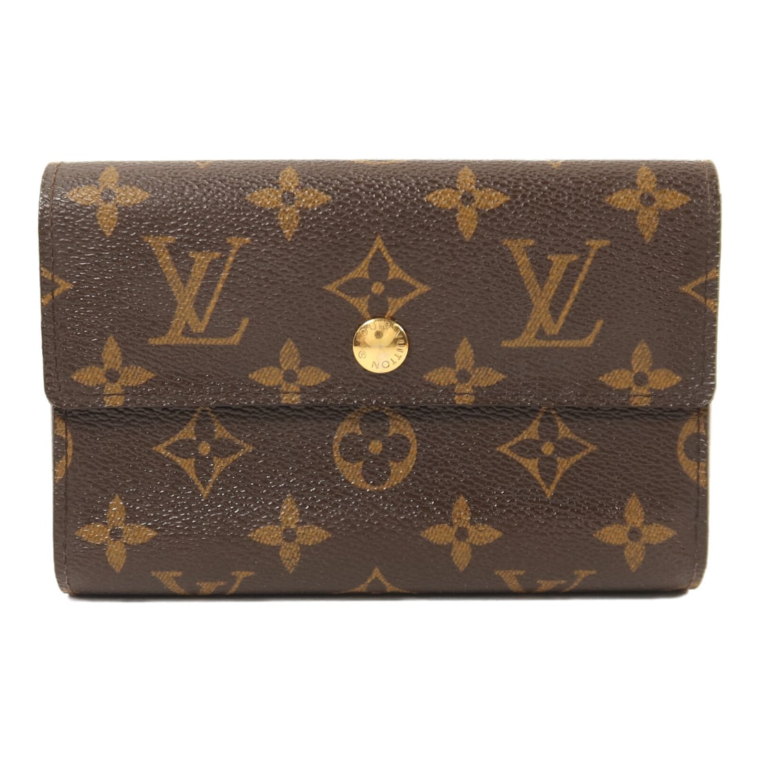 Louis Vuitton Alexandra Monogram Tri-Fold Wallet M60047 with Gold Hardware (1 of 17)