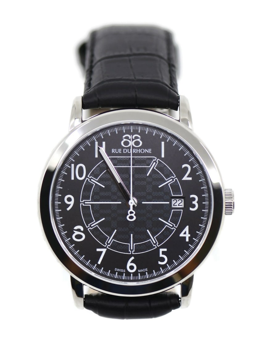 88 Rue Du Rhone Quartz Stainless Steel Watch 42mm Model 87WA144210 Authentic (1 of 3)