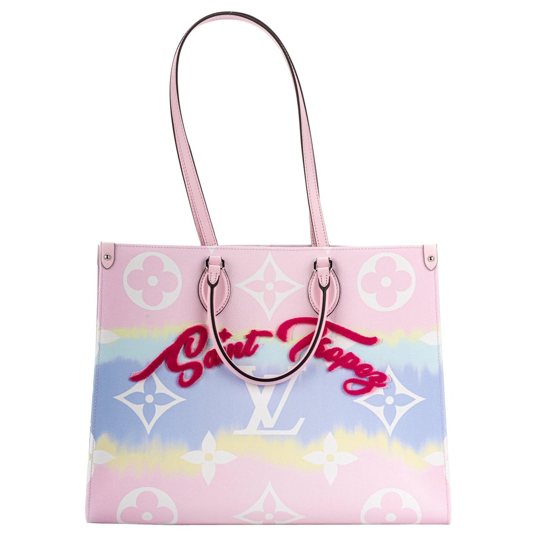 Louis Vuitton St Tropez On The Go Limited Edition Bag 2020 Escale Collection: Louis Vuitton St Tropez On The Go Limited Edition Bag 2020 Escale Collection Introducing the Louis Vuitton St Tropez On The Go Limited Edition Bag from the exclusive 2020 "escale" collection. This ele