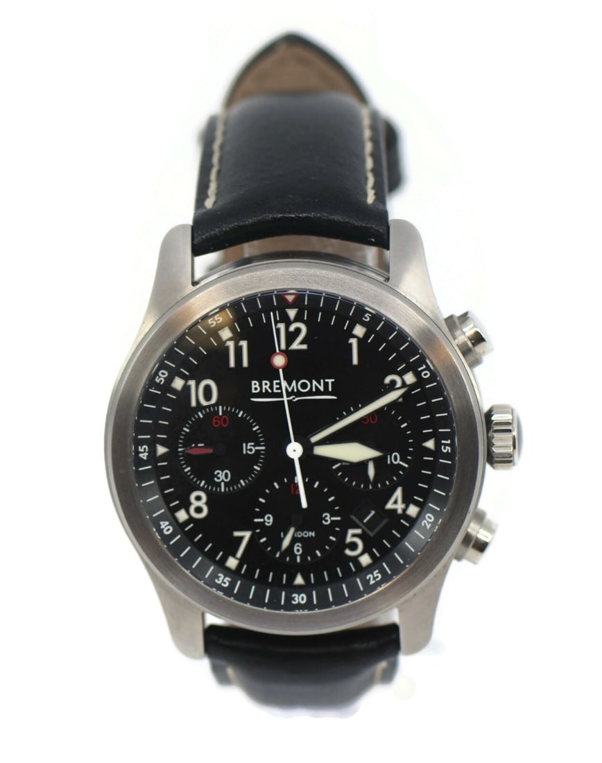 Bremont ALT1-P2/BK Chronometer Chronograph Stainless Steel Watch with Box and Papers: Bremont ALT1-P2/BK Chronometer Chronograph Stainless Steel Watch with Box and Papers Discover the Bremont Chronometer Chronograph, an exquisite wristwatch crafted from high-quality stainless steel. Th