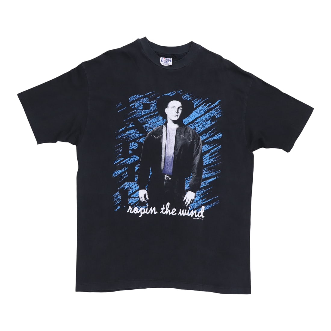1991 Garth Brooks Ropin The Wind Tour Vintage Shirt Black Cotton: 1991 Garth Brooks Ropin The Wind Tour Vintage Shirt Black Cotton Discover the original vintage 1991 Garth Brooks Ropin The Wind Tour Shirt, a must-have for any country music fan. This shirt features v
