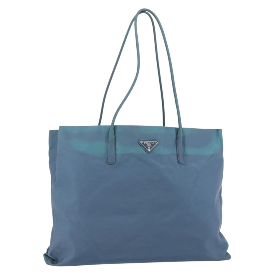Pre-owned Prada Blue Shoulder Bag Vintage Tote Style (1 of 1)