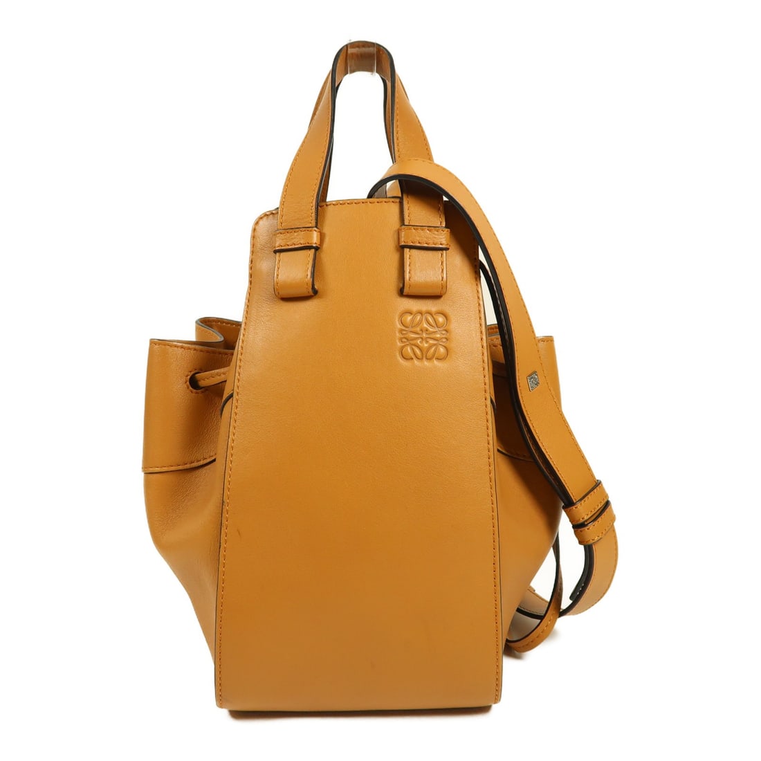 LOEWE Hammock 2way Shoulder Bag Brown Calfskin Leather (1 of 17)