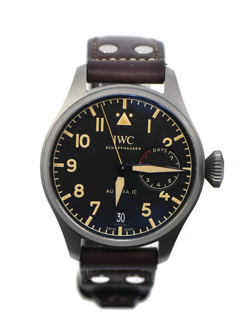 IWC Big Pilot Heritage Titanium Watch IW501004 with Box and Papers (1 of 5)