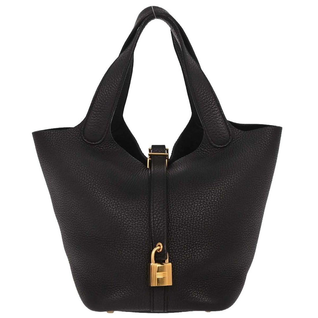 Hermes Black Taurillon Clemence Picotin Lock 18 PM Handbag (1 of 10)