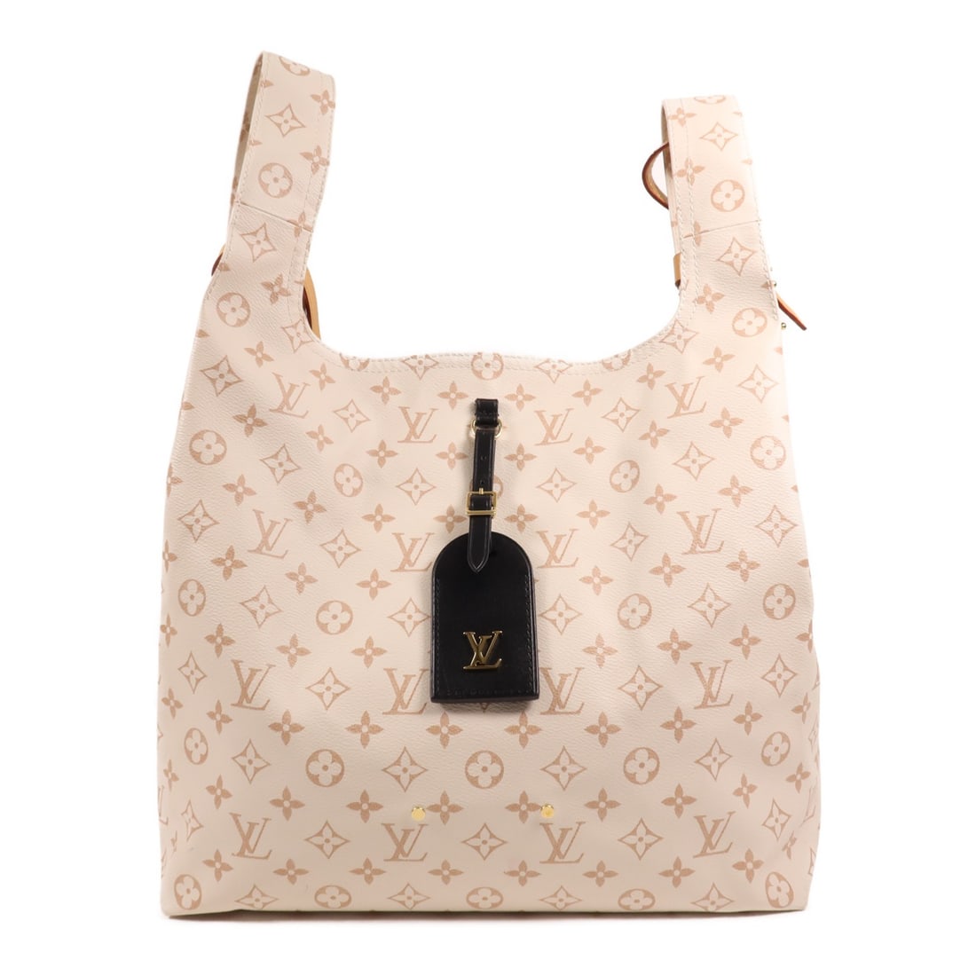 LOUIS VUITTON Atlantis GM 2 Way Bag M24409 Monogram Dune Beige: LOUIS VUITTON Atlantis GM 2 Way Bag M24409 Monogram Dune Beige This LOUIS VUITTON Atlantis GM 2 Way Bag is a stylish and versatile accessory crafted from durable PVC coated canvas in a chic beige colo