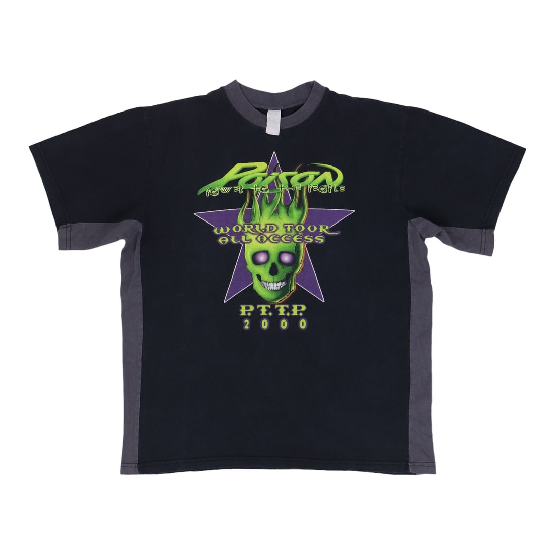 Vintage 2000 Poison Power To The People Tour Shirt Black Cotton (1 of 5)