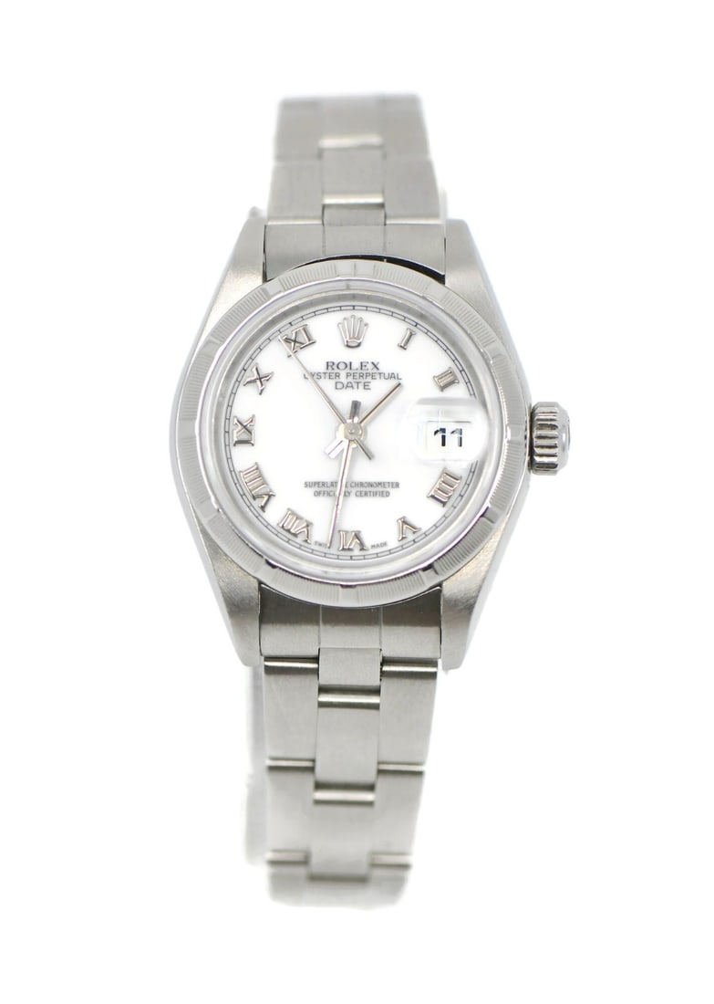 Rolex Oyster Perpetual Date 79190 Stainless Steel Watch with Box (1 of 5)