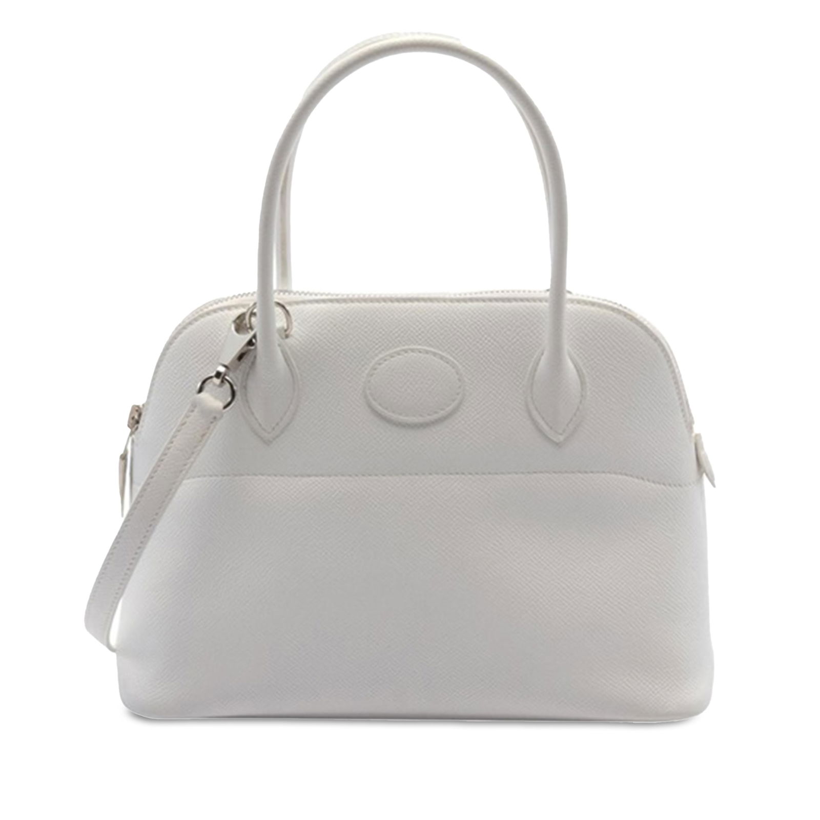 Hermes Epsom Bolide 27 White Leather Handbag (1 of 7)