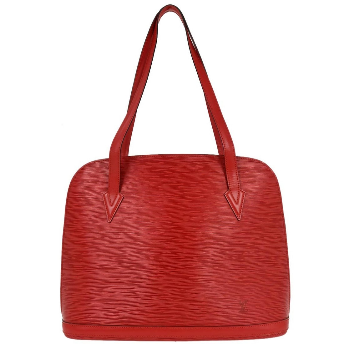 Louis Vuitton Red Epi Lussac Shoulder Bag M52287 (1 of 10)
