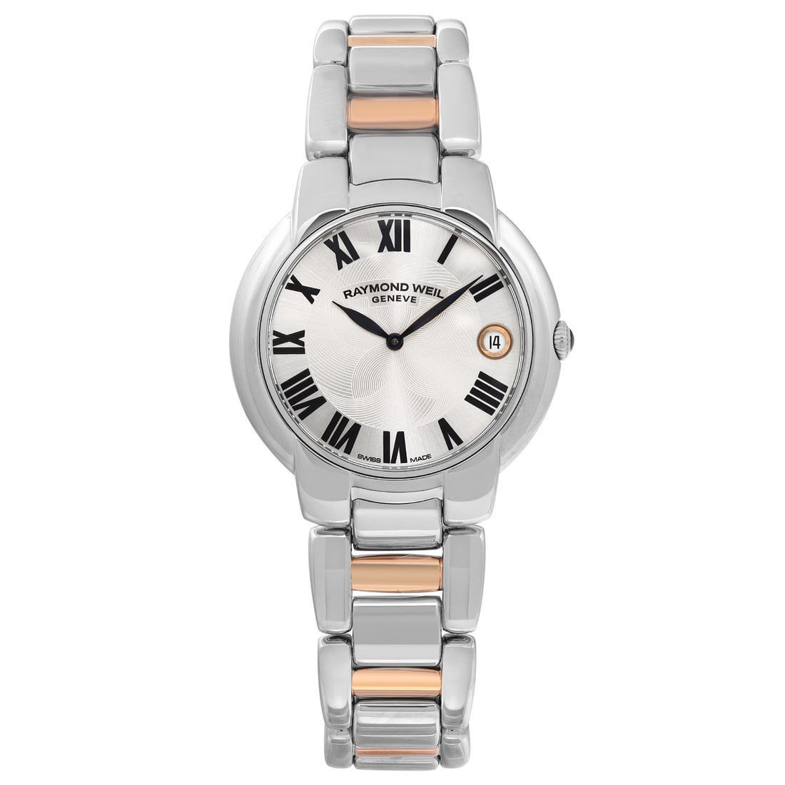Raymond Weil Jasmine 35mm Quartz Ladies Watch Silver Floral Dial with Box and Papers (1 of 6)