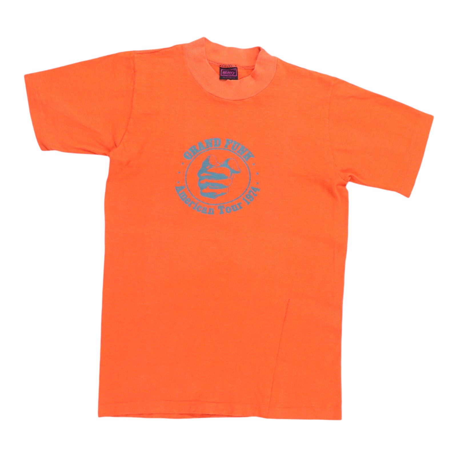 Vintage 1974 Grand Funk Railroad Tour Shirt Orange Cotton Collectible: Vintage 1974 Grand Funk Railroad Tour Shirt Orange Cotton Collectible This original vintage 1974 Grand Funk Railroad Tour Shirt is a true collectible piece, featuring unique front and back graphics. M