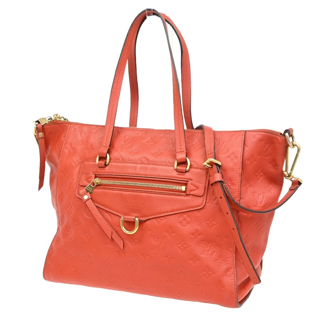 Lumineuse PM Shoulder Bag in Red Canvas by Louis Vuitton (1 of 1)