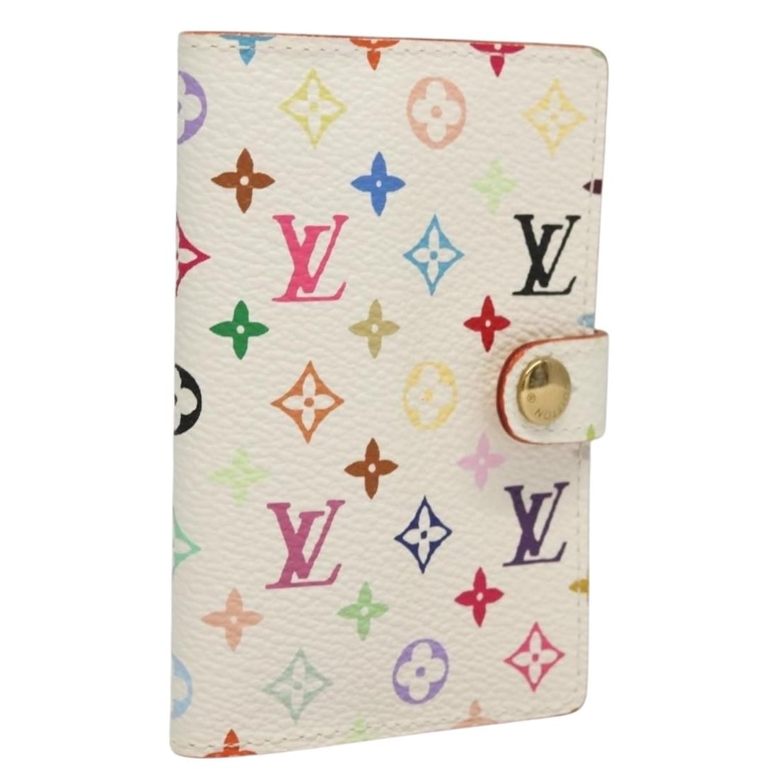 LOUIS VUITTON Multicolor Day Planner Cover M92653 with Dust Bag: LOUIS VUITTON Multicolor Day Planner Cover M92653 with Dust Bag Elevate your organization with this luxurious LOUIS VUITTON Multicolor Carnet De Bal Day Planner Cover. Crafted from premium Monogram Mu