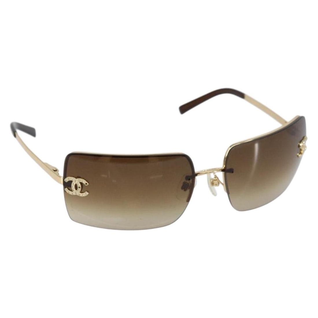 Brown Chanel CC Logo Sunglasses for Women (1 of 1)
