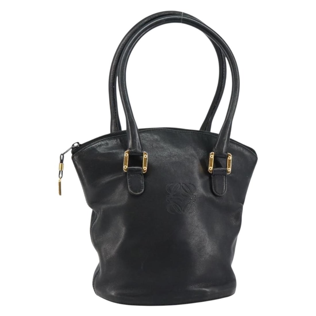 Black Loewe Anagram Shoulder Bag with Top Handles (1 of 1)