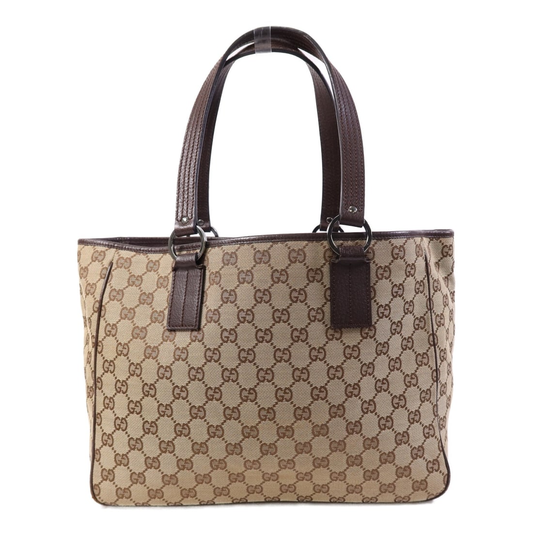 GUCCI GG Canvas Beige Shoulder Bag 113017 SHW Italy (1 of 13)