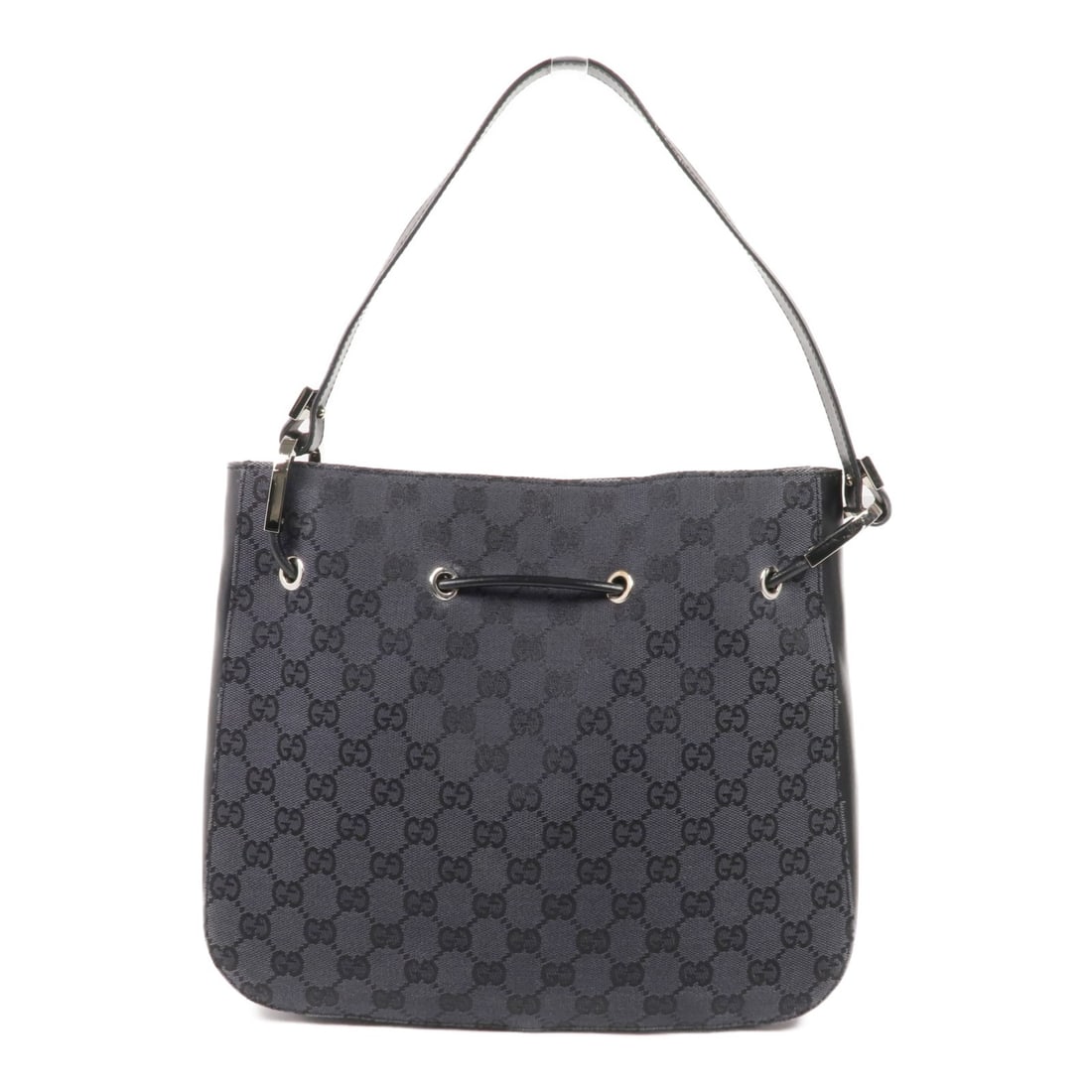 GUCCI GG Canvas Handbag Black Made in Italy (1 of 18)