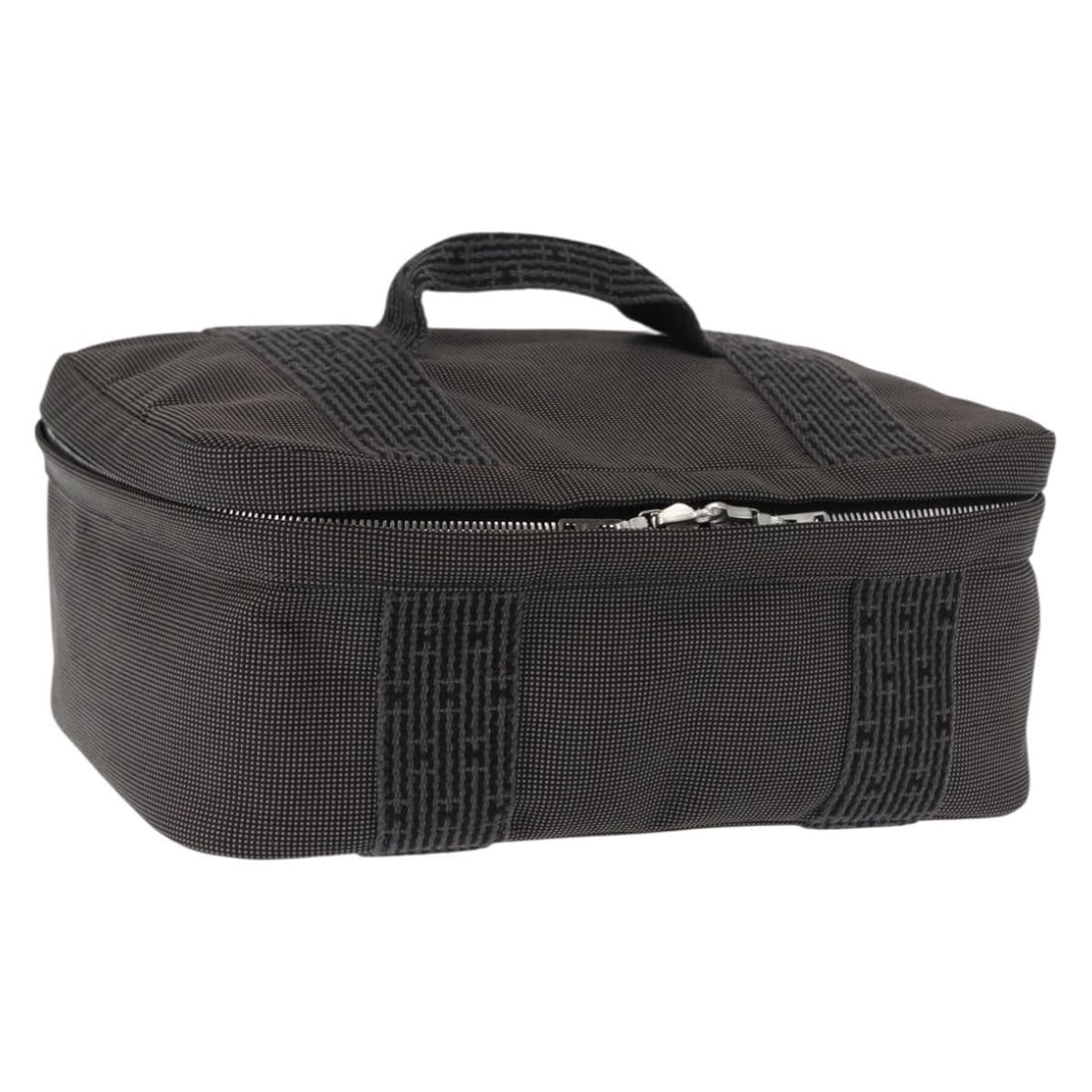HERMES Gray Canvas Vanity Her Line Cosmetic Pouch Authentic (1 of 18)