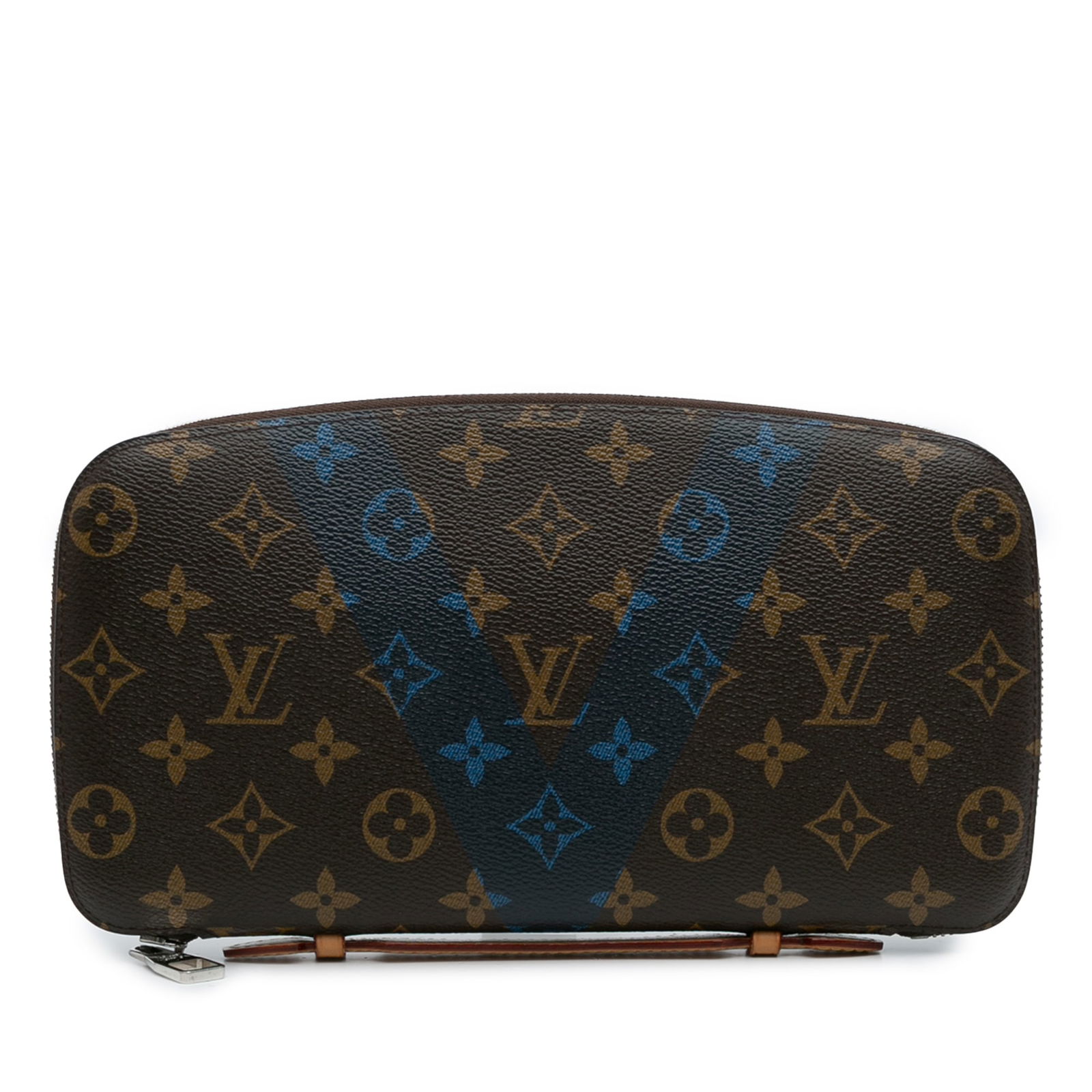 Louis Vuitton Monogram V Line Atoll Organizer Brown Fabric: Louis Vuitton Monogram V Line Atoll Organizer Brown Fabric The Louis Vuitton Monogram V Line Atoll Organizer is a stylish and functional accessory crafted from durable monogram canvas. It features a f