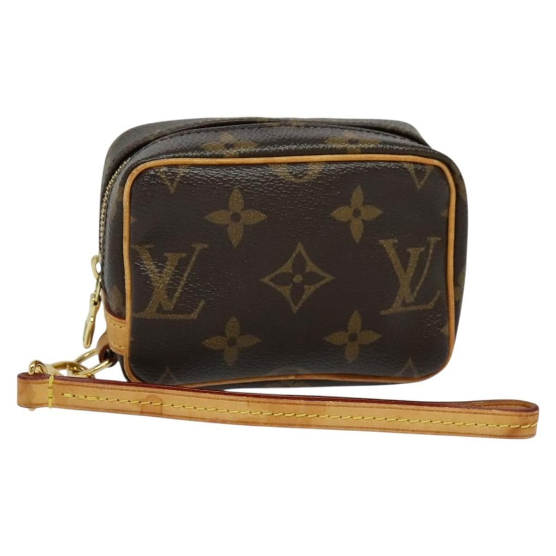 LOUIS VUITTON Monogram Trousse Wapity Pouch M58030 France Auth: LOUIS VUITTON Monogram Trousse Wapity Pouch M58030 France Auth The LOUIS VUITTON Monogram Trousse Wapity Pouch (Model M58030) is a stylish accessory crafted from durable Monogram Canvas. This pouch sh
