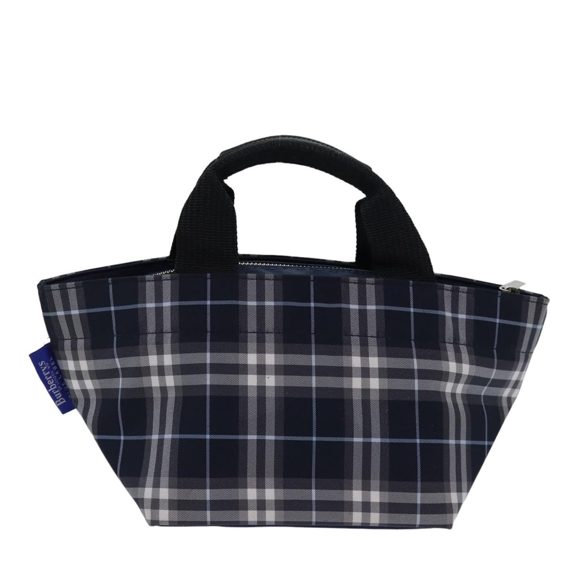 Nova Check Tote Bag in Navy by Burberry (1 of 2)