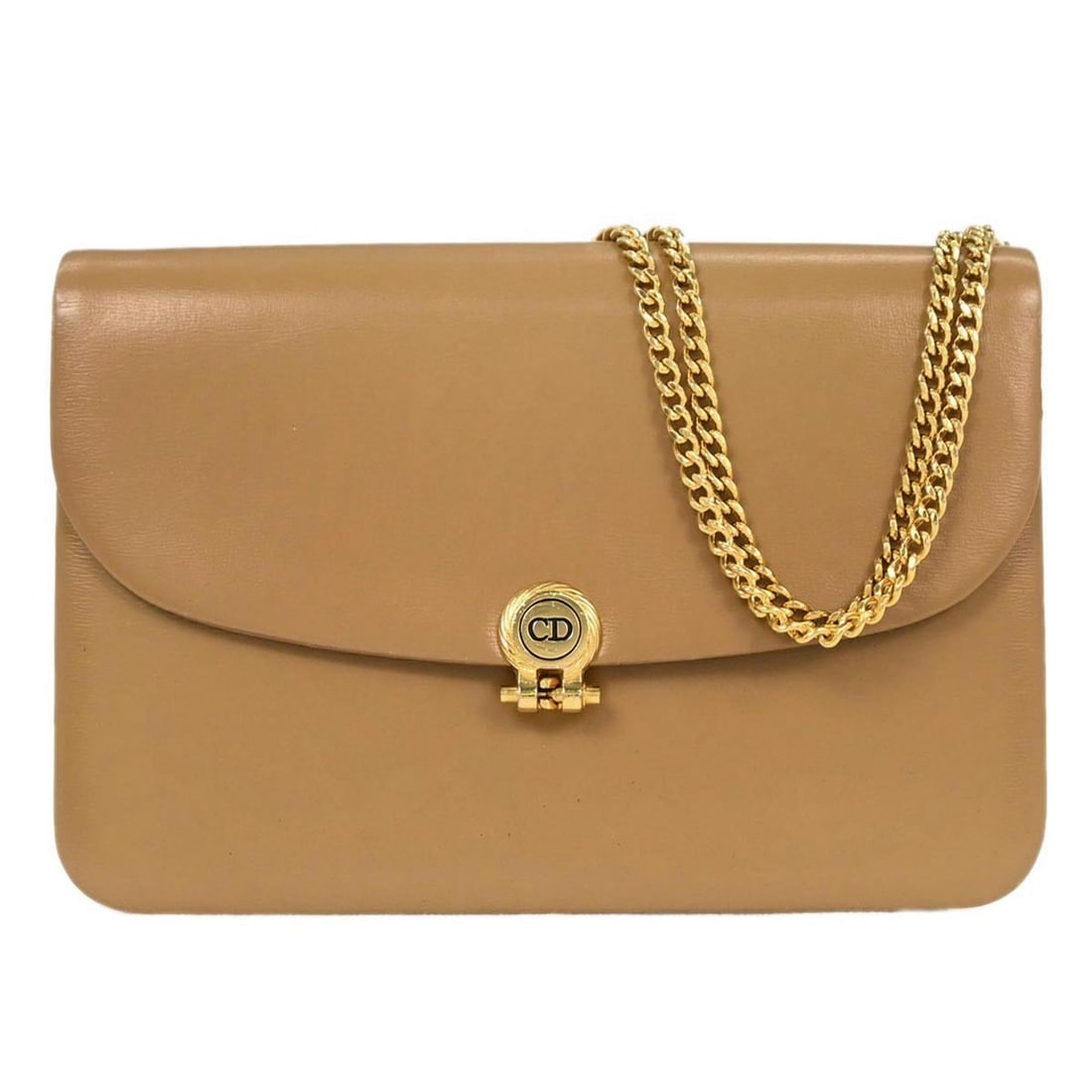 Christian Dior Brown Leather Crossbody Shoulder Bag: Christian Dior Brown Leather Crossbody Shoulder Bag Elevate your accessory collection with this exquisite Christian Dior Brown Leather Shoulder Bag. Crafted from high-quality leather, this medium-size