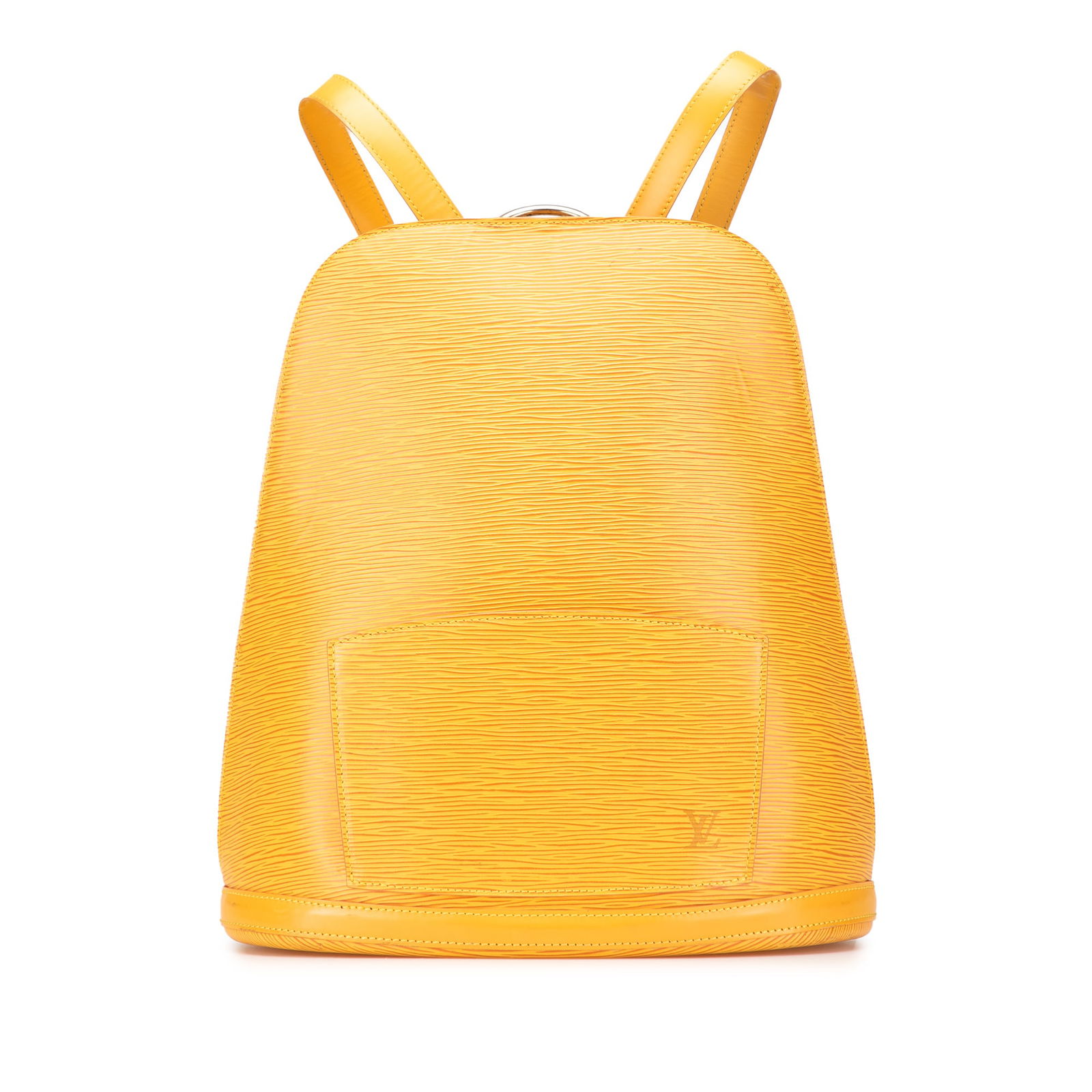 Louis Vuitton Epi Gobelins Yellow Leather Bag with Zip Pocket (1 of 11)