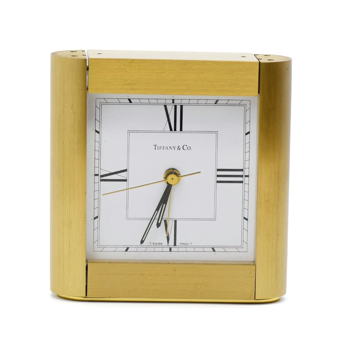 Tiffany & Co Authentic Desk Clock MBL286 105x100mm (1 of 2)