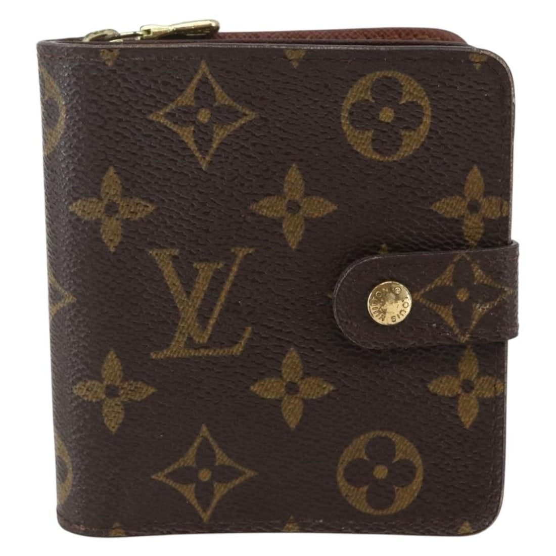 Compact Zippe Wallet in Brown by Louis Vuitton (1 of 2)