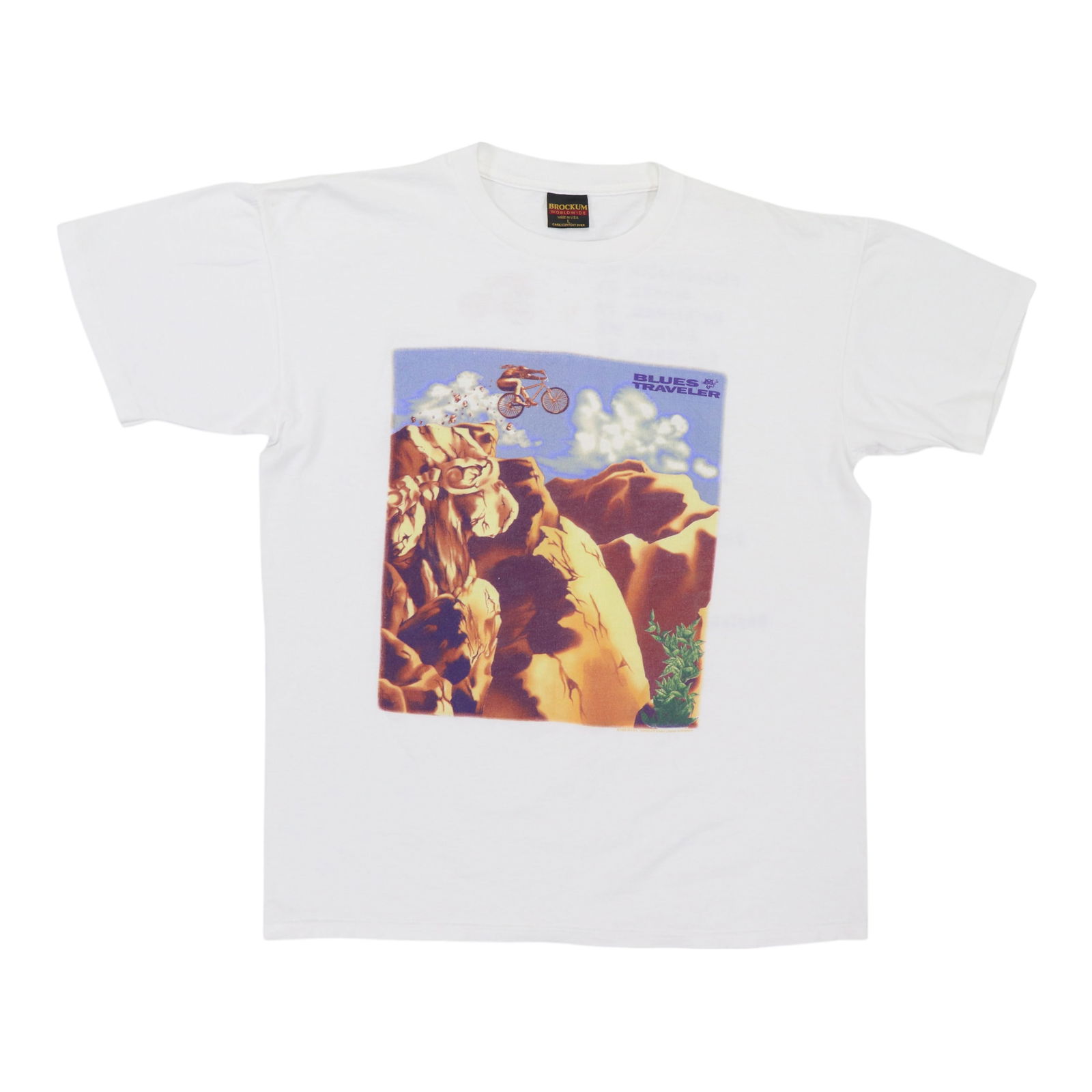 Vintage 1996 Blues Traveler Tour Shirt Original Cotton Large: Vintage 1996 Blues Traveler Tour Shirt Original Cotton Large Discover this original vintage 1996 Blues Traveler Tour Shirt, a genuine piece from the 1990s music scene. This shirt features striking gra