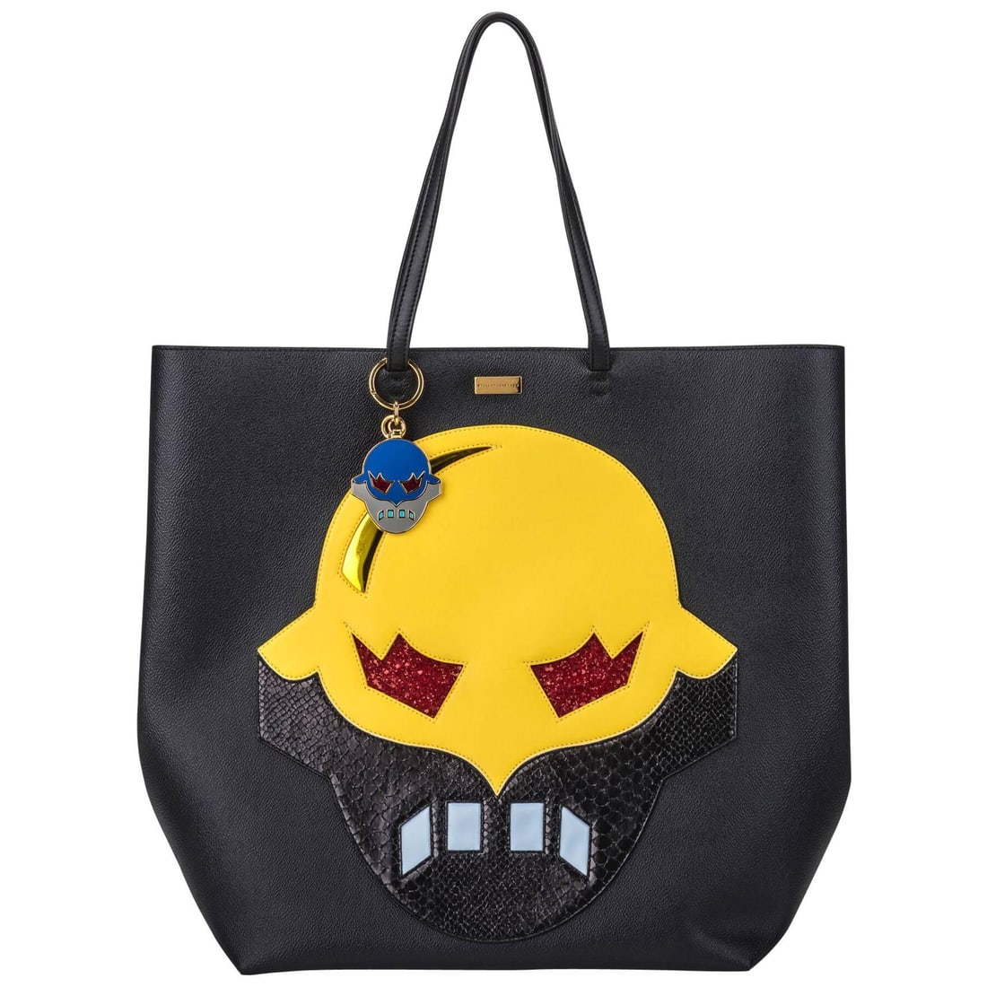 Stella McCartney Superstellaheroes Limited Edition Tote with Charm: Stella McCartney Superstellaheroes Limited Edition Tote with Charm Elevate your style with the Stella McCartney Superstellaheroes Shopper Tote, an iconic piece from the 2015 resort collection. This li