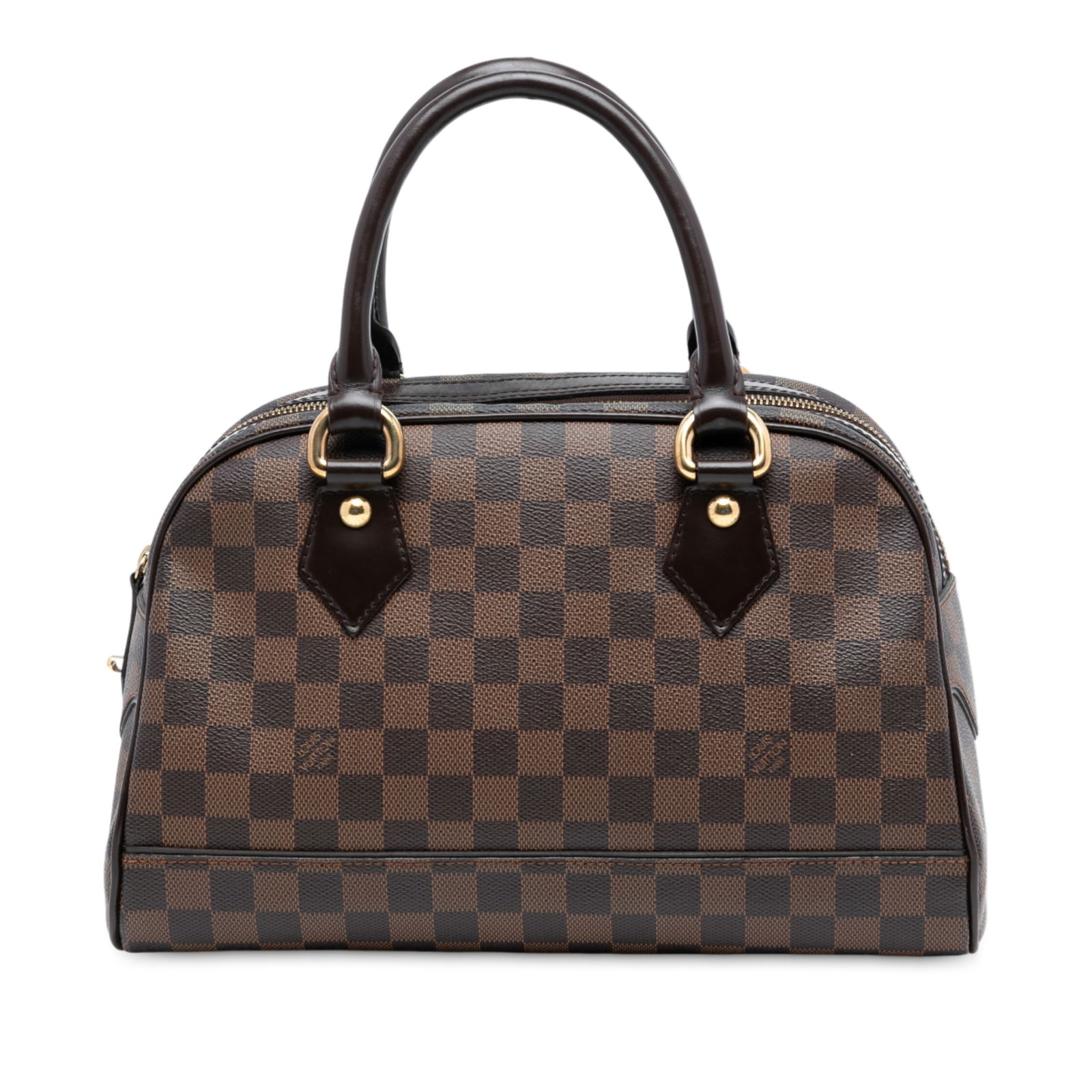 Louis Vuitton Duomo Handbag in Damier Ebene Canvas with Leather Trim (1 of 7)