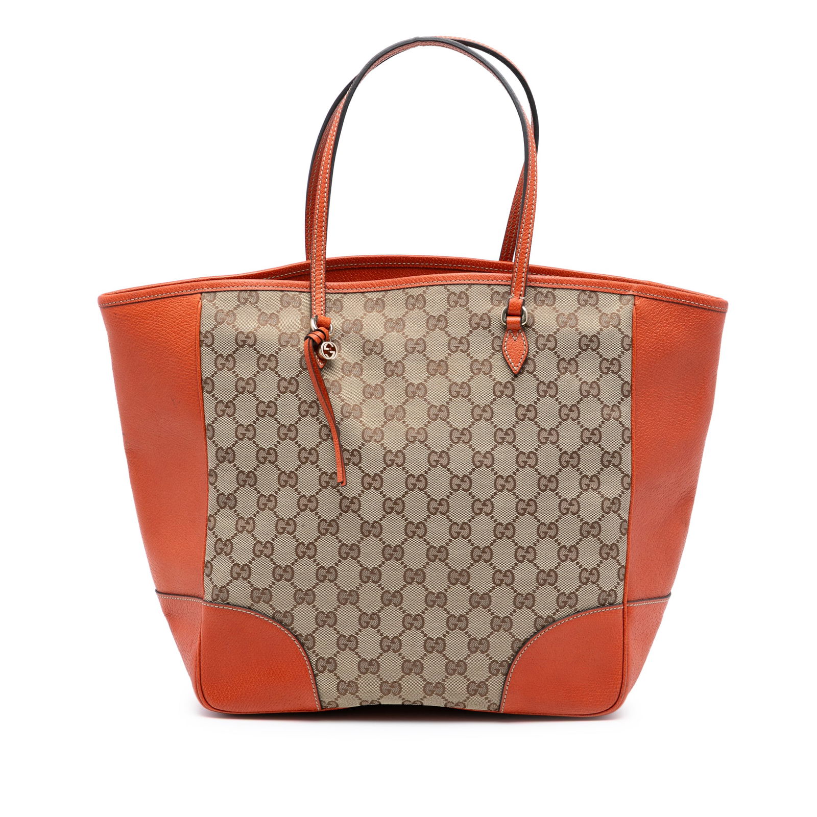 Gucci GG Canvas Bree Tote Bag with Leather Trim (1 of 7)