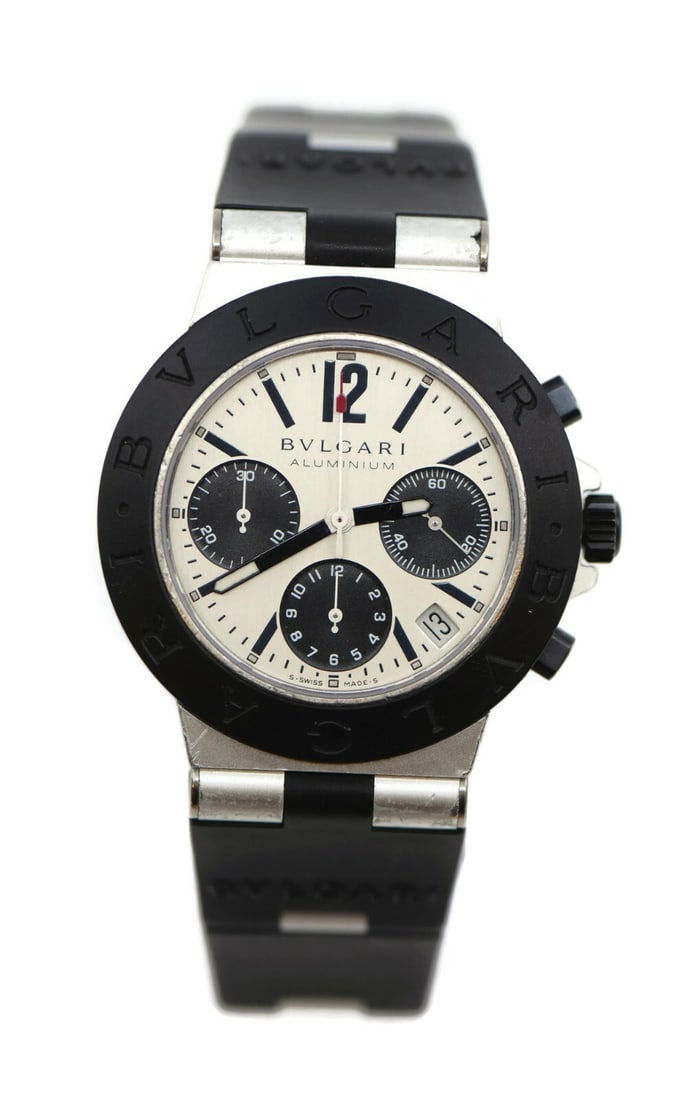 Bvlgari Bvlgari AL38 Automatic Aluminum Wristwatch with Box and Papers (1 of 4)