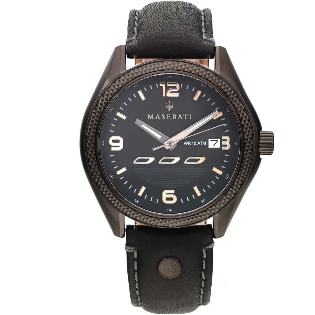 Maserati Sorpasso 42mm Black Leather Quartz Men's Watch R8851124001: Maserati Sorpasso 42mm Black Leather Quartz Men's Watch R8851124001 Introducing the Maserati Sorpasso 42 mm Men's Watch, a perfect blend of style and functionality. This casual wristwatch features a s