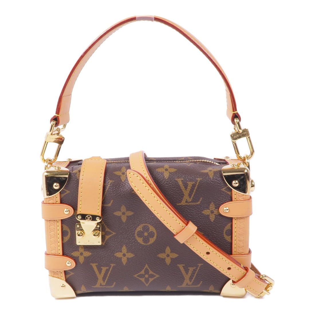 Louis Vuitton Monogram Side Trunk PM 2way Shoulder Bag M46815 with Gold Hardware (1 of 18)