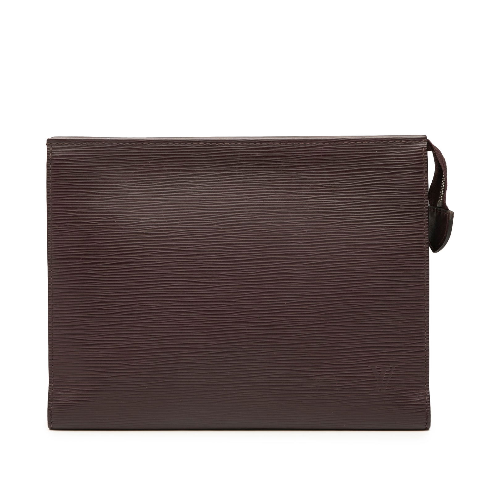 Louis Vuitton Epi Leather Toiletry Pouch 26 Bag Brown: Louis Vuitton Epi Leather Toiletry Pouch 26 Bag Brown This Louis Vuitton Epi Toiletry Pouch 26 features a durable epi leather body in brown, a top zip closure, and an interior slip pocket. The pouch s