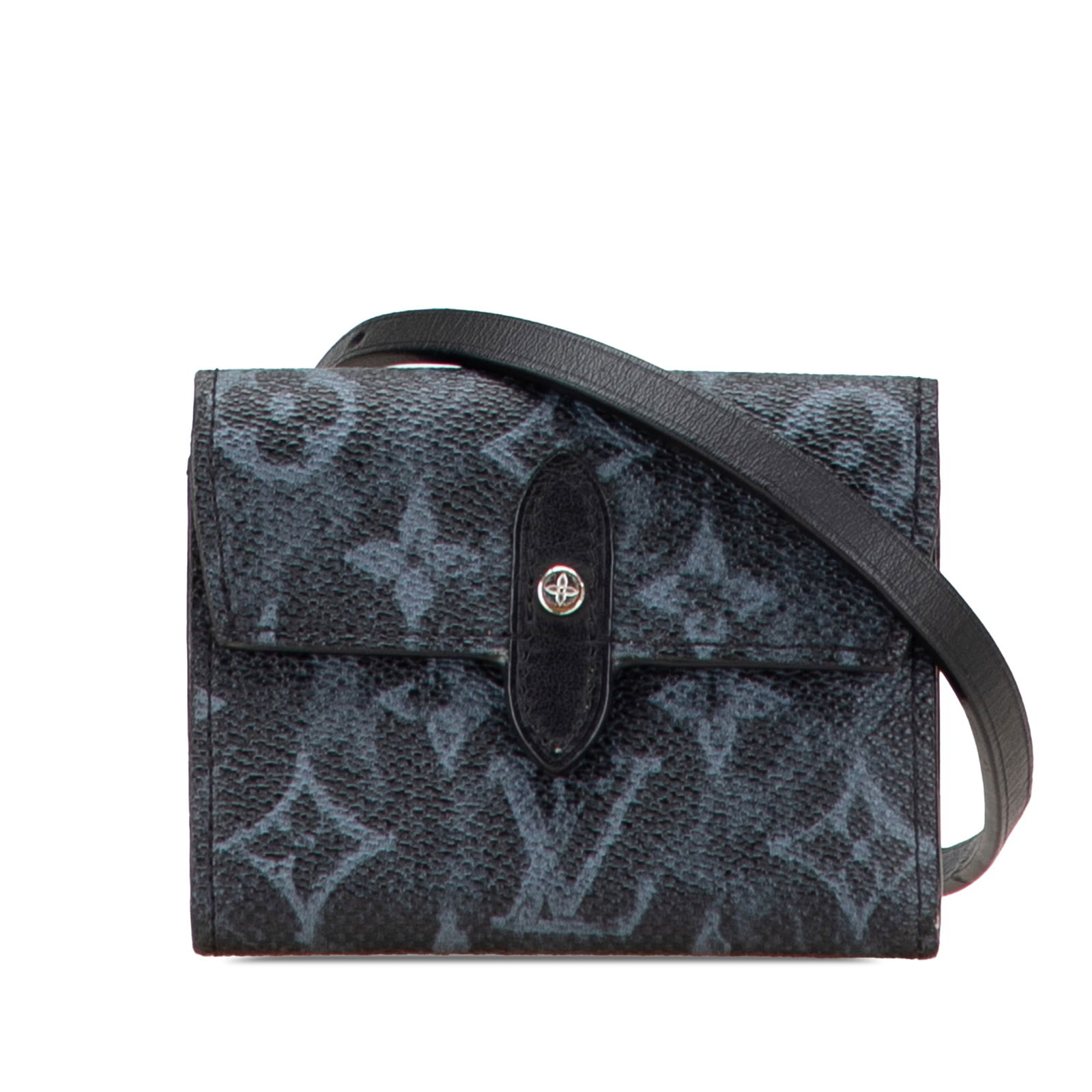 Louis Vuitton Monogram Pastel Crossbody Card Holder Black Canvas: Louis Vuitton Monogram Pastel Crossbody Card Holder Black Canvas This stylish Louis Vuitton Monogram Pastel Cross Card Holder is crafted from durable monogram canvas with leather trim. It features an