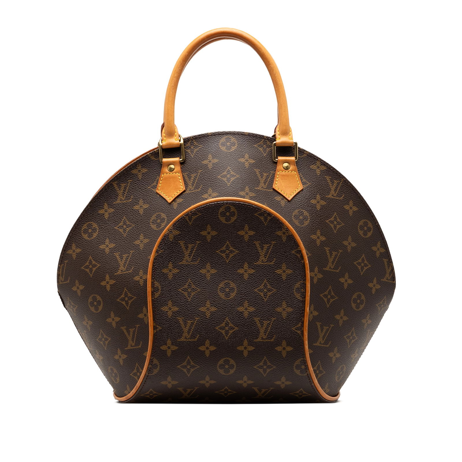 Louis Vuitton Ellipse MM Monogram Canvas Handbag with Leather Trim (1 of 8)